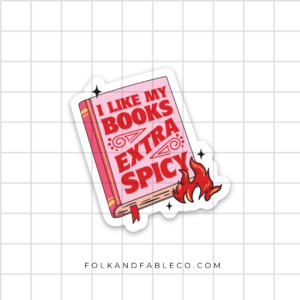 Spicy Books Kindle Mini Sticker