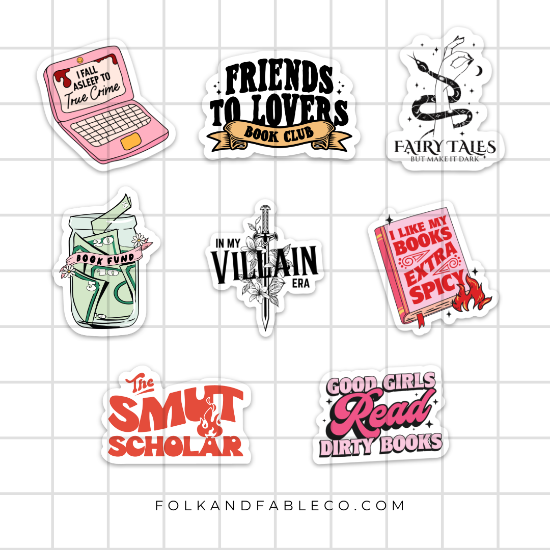 Kindle Mini Sticker 8-Pack