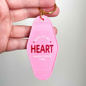 KEYS TO MY HEART MOTEL KEYCHAIN
