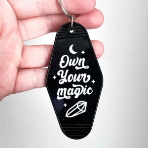OWN YOUR MAGIC MOTEL KEYCHAIN