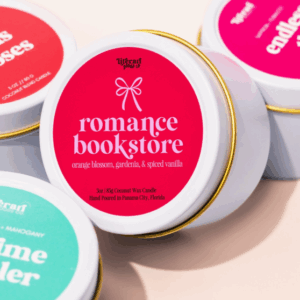 ROMANCE BOOKSTORE CANDLE