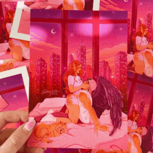 FAE COUPLE (PINK) ART PRINT