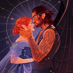 FAE COUPLE (GOLD FOIL) ART PRINT