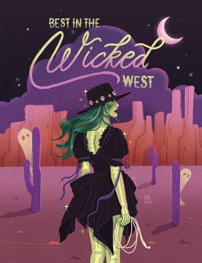 BEST IN THE WICKED WEST ART PRINT