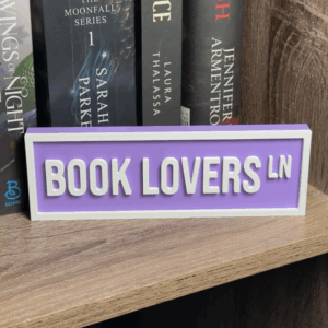 BOOK LOVER STREET SIGN