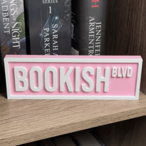 BOOKISH STREET SIGN