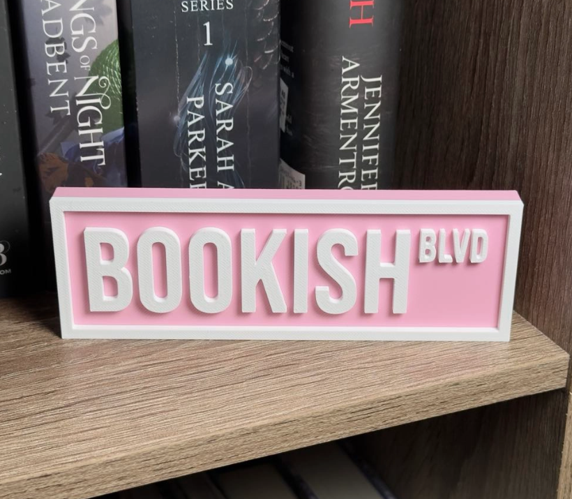 BOOKISH STREET SIGN