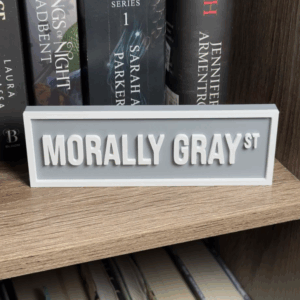 MORALLY GRAY STREET SIGN