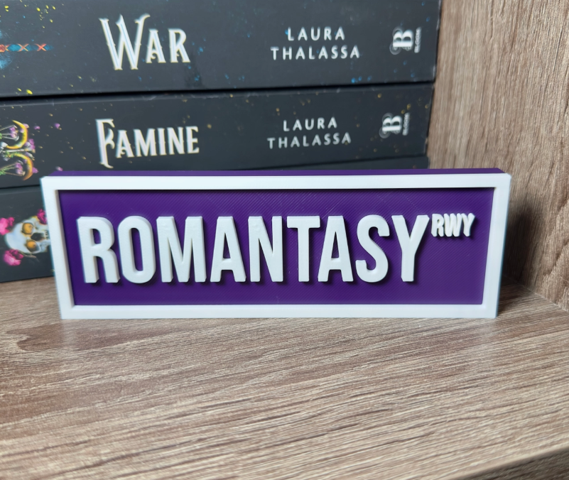 ROMANTASY STREET SIGN
