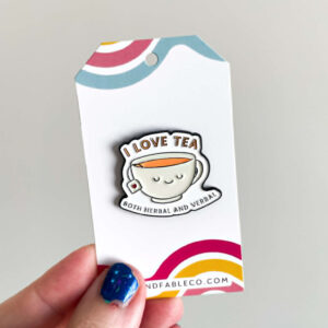 I LOVE TEA ENAMEL PIN