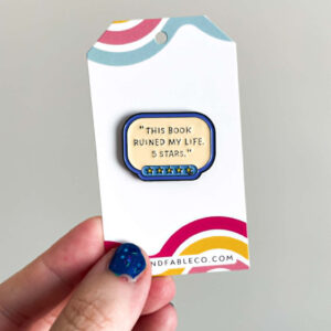FIVE STARS RUINED MY LIFE ENAMEL PIN