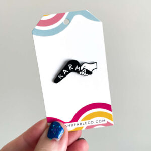 KARMA ENAMEL PIN