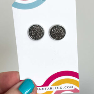 ONYX SHIMMER EARRINGS