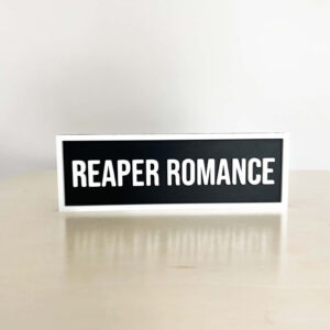 REAPER BOOKSHELF SIGN BLACK