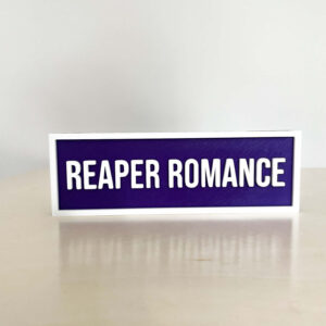 REAPER BOOKSHELF SIGN PURPLE