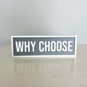 WHY CHOOSE BOOKSHELF SIGN